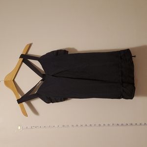 Black lululemon gym top with built in sports bra